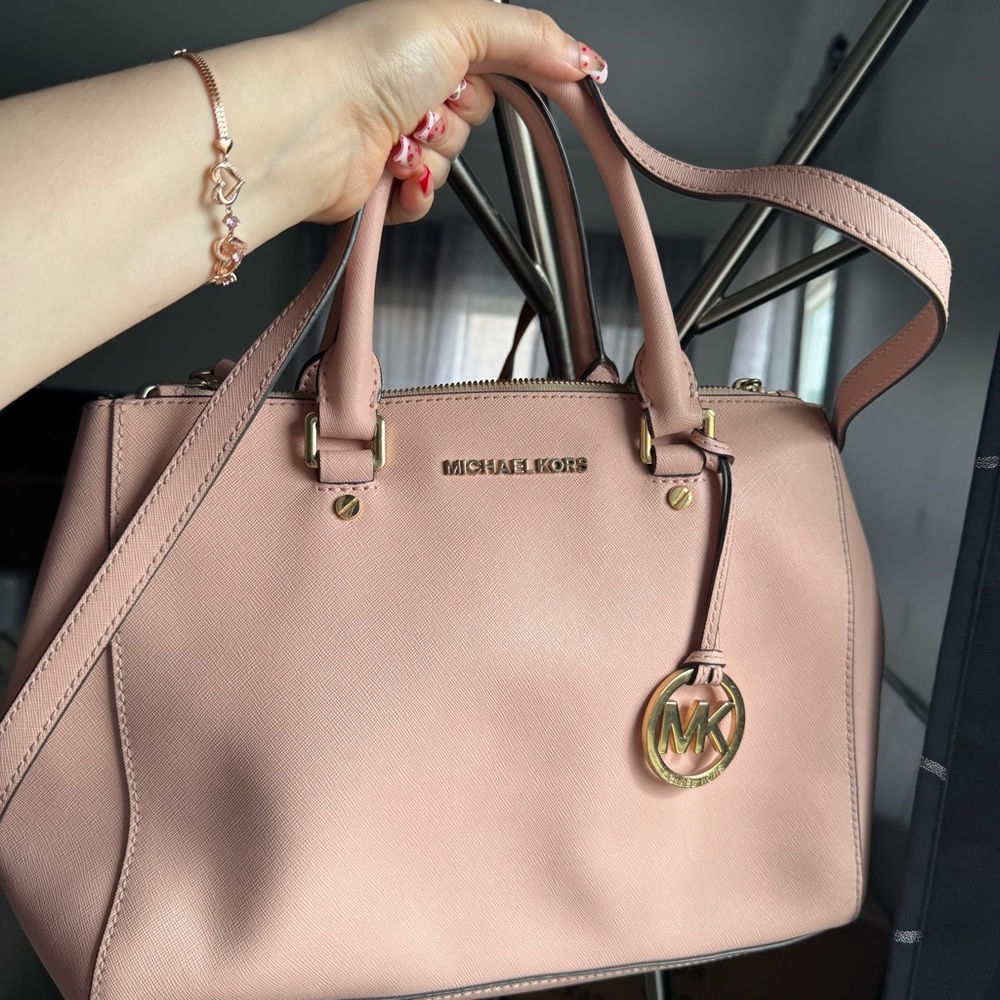 Michael Kors Blush Pink Sutton Satchel